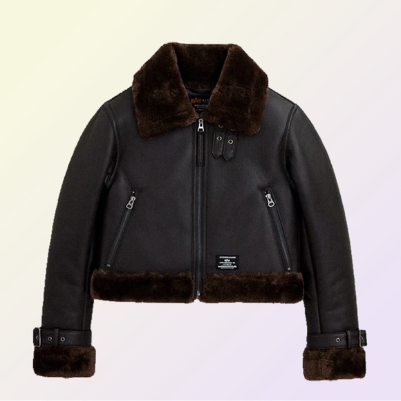 【Alpha Industries】国内発送★Irvin Mod Jacket Alpha Industries Women's Irvin Mod Jacket, Chocolate, Brown